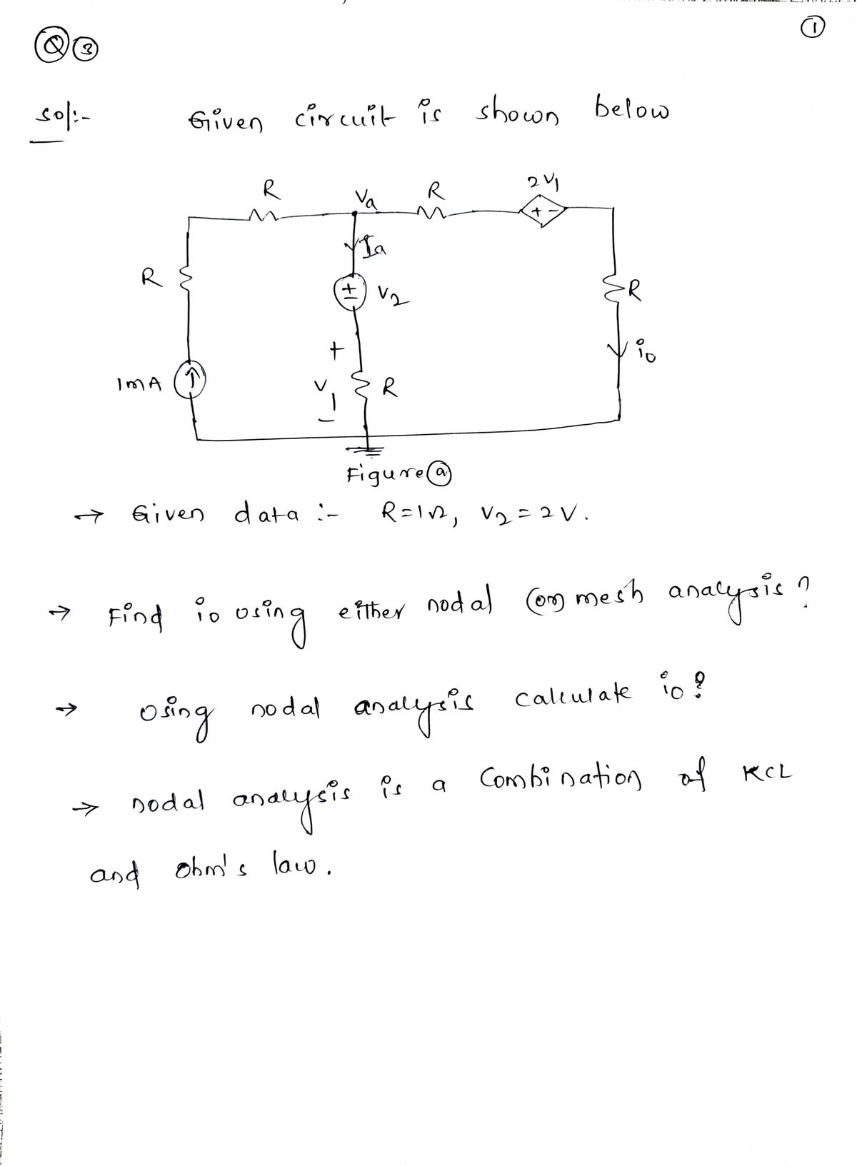 Electrical Engineering homework question answer, step 1, image 1